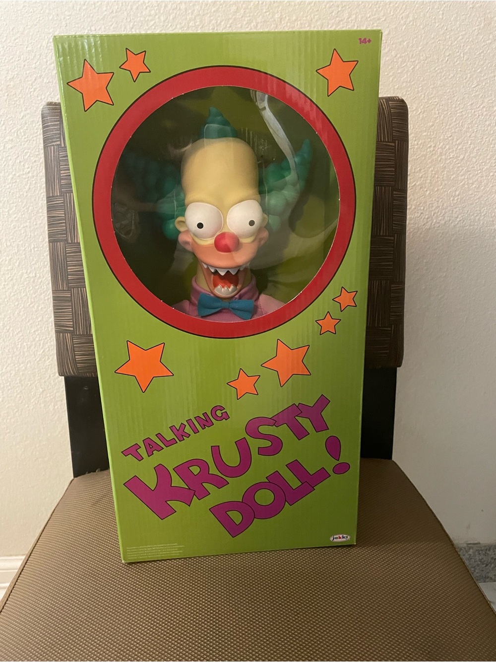 Talking Krusty Doll - The Simpsons Collectible (Green)